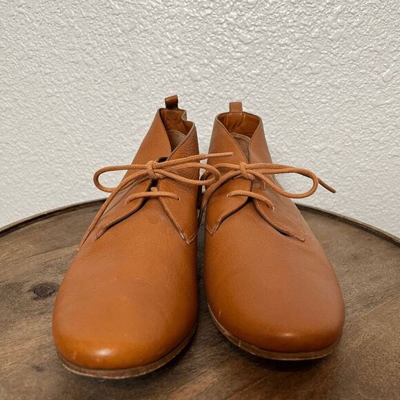 Cole Haan Tan Brown Leather Stellan Chukka Ankle Boots Women's Size 9 B - Picture 2 of 8